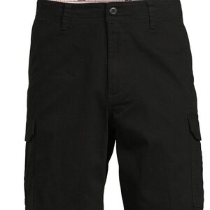 George Men's Black Cargo Shorts NWT 946